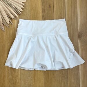 Athleta Ace Tennis Skort 13.5” White Athletic Running Workout Skirt Size XS
